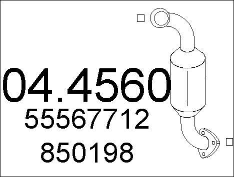 MTS 04.4560 - Katalizators ps1.lv