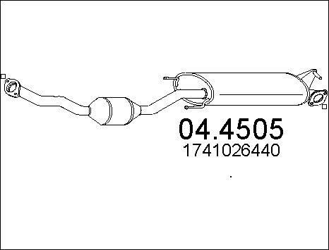 MTS 04.4505 - Katalizators ps1.lv