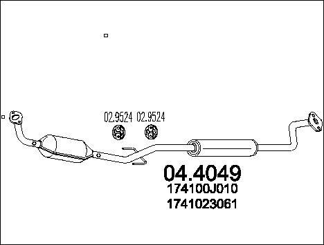 MTS 04.4049 - Katalizators ps1.lv