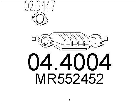 MTS 04.4004 - Katalizators ps1.lv