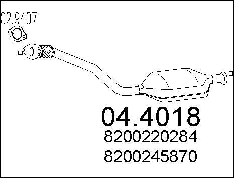 MTS 04.4018 - Katalizators ps1.lv