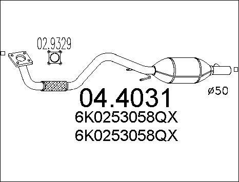 MTS 04.4031 - Katalizators ps1.lv