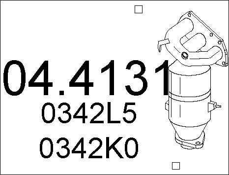 MTS 04.4131 - Katalizators ps1.lv