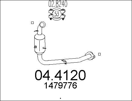 MTS 04.4120 - Katalizators ps1.lv