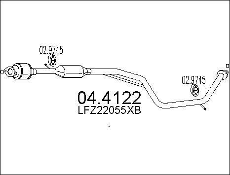 MTS 04.4122 - Katalizators ps1.lv