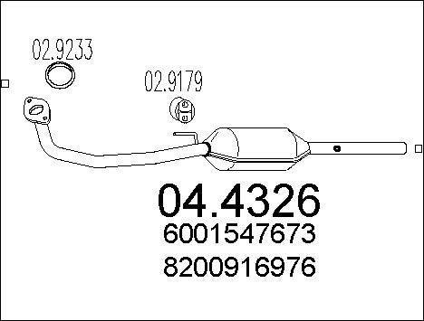 MTS 04.4326 - Katalizators ps1.lv