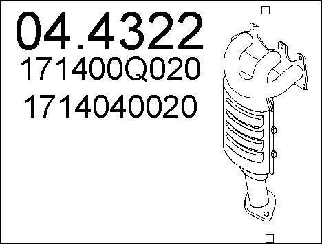 MTS 04.4322 - Katalizators ps1.lv