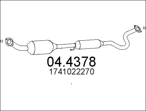 MTS 04.4378 - Katalizators ps1.lv