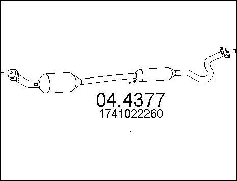 MTS 04.4377 - Katalizators ps1.lv