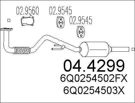 MTS 04.4299 - Katalizators ps1.lv