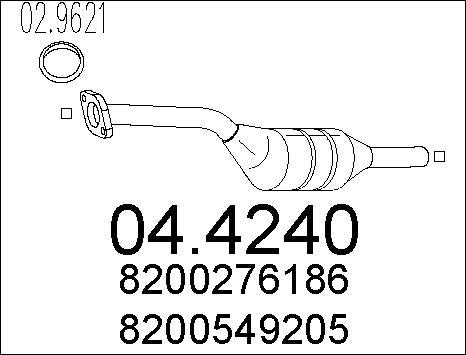 MTS 04.4240 - Katalizators ps1.lv