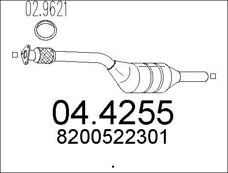 MTS 04.4255 - Katalizators ps1.lv