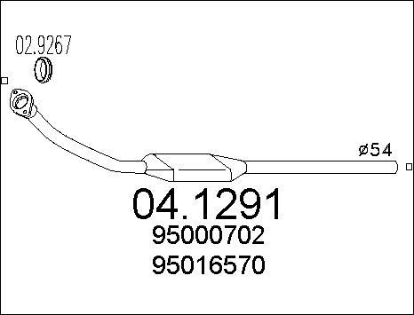 MTS 04.1291 - Katalizators ps1.lv