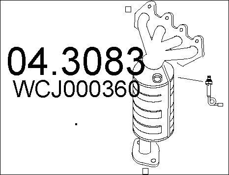 MTS 04.3083 - Katalizators ps1.lv