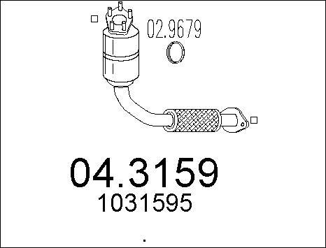 MTS 04.3159 - Katalizators ps1.lv