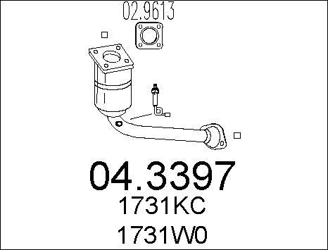 MTS 04.3397 - Katalizators ps1.lv