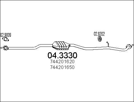 MTS 04.3330 - Katalizators ps1.lv