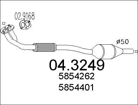 MTS 04.3249 - Katalizators ps1.lv