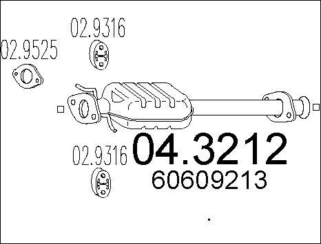 MTS 04.3212 - Katalizators ps1.lv