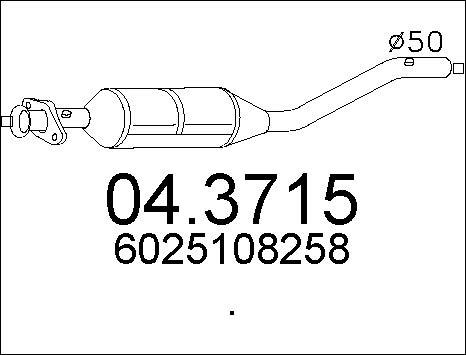 MTS 04.3715 - Katalizators ps1.lv