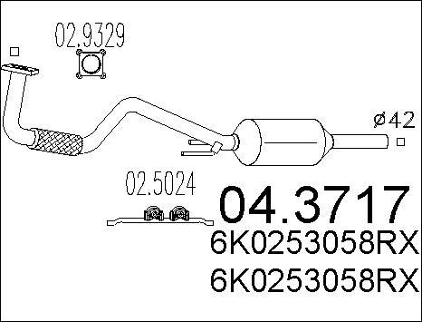 MTS 04.3717 - Katalizators ps1.lv