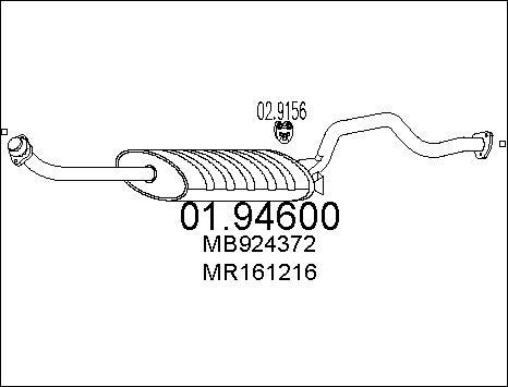 MTS 01.94600 - Izplūdes gāzu trokšņa slāpētājs (pēdējais) ps1.lv