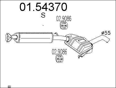 MTS 01.54370 - Vidējais izpl. gāzu trokšņa slāpētājs ps1.lv