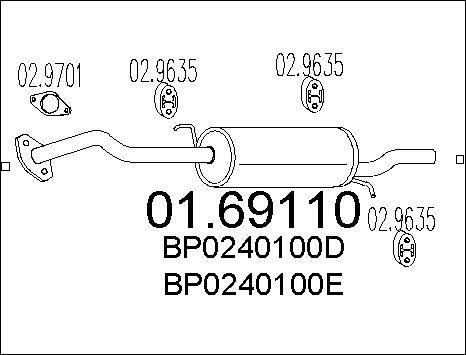 MTS 01.69110 - Izplūdes gāzu trokšņa slāpētājs (pēdējais) ps1.lv