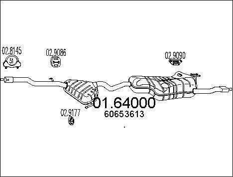 MTS 01.64000 - Izplūdes gāzu trokšņa slāpētājs (pēdējais) ps1.lv
