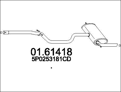 MTS 01.61418 - Izplūdes gāzu trokšņa slāpētājs (pēdējais) ps1.lv