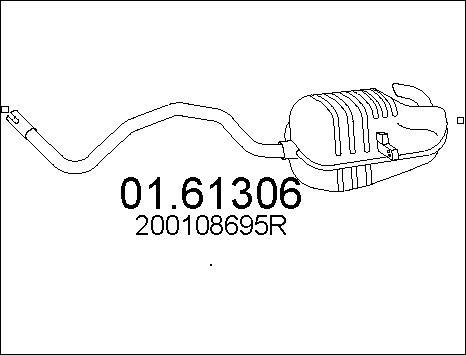 MTS 01.61306 - Izplūdes gāzu trokšņa slāpētājs (pēdējais) ps1.lv