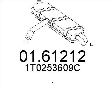 MTS 01.61212 - Izplūdes gāzu trokšņa slāpētājs (pēdējais) ps1.lv