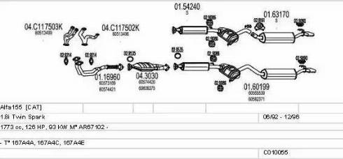 MTS C010055000322 - Izplūdes gāzu sistēma ps1.lv