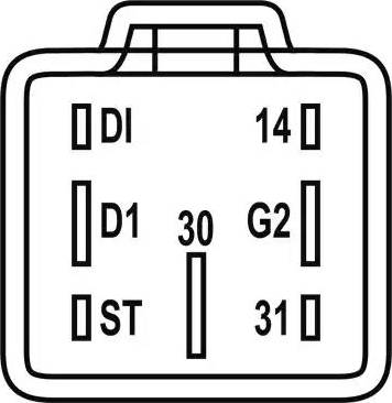 Nagares BOD/7-12 - Vadības bloks, Kvēlsveces darbības laiks ps1.lv