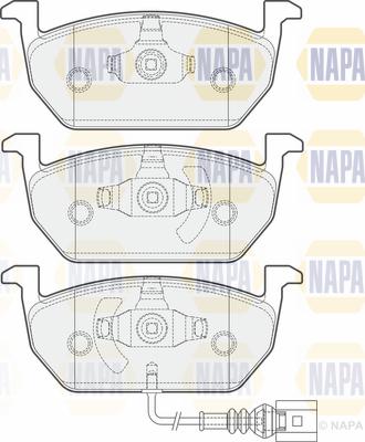 Key Parts KBP2511 - Bremžu uzliku kompl., Disku bremzes ps1.lv