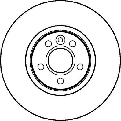 Blue Print ADF124307 - Bremžu diski ps1.lv