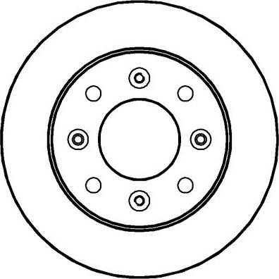 Japanparts DI-080 - Bremžu diski ps1.lv