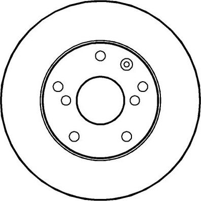 Japanparts DIW08AF - Bremžu diski ps1.lv