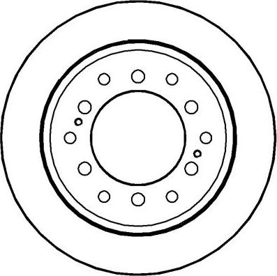 Blue Print ADT343129 - Bremžu diski ps1.lv