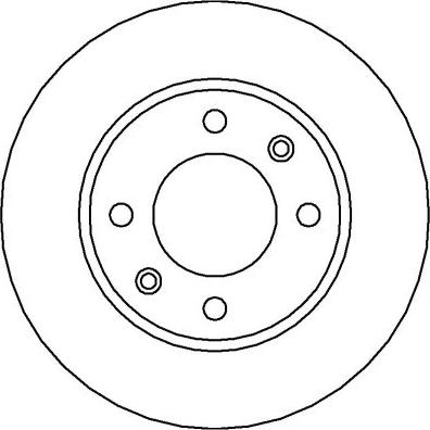 BETTAPARTS BD389S - Bremžu diski ps1.lv