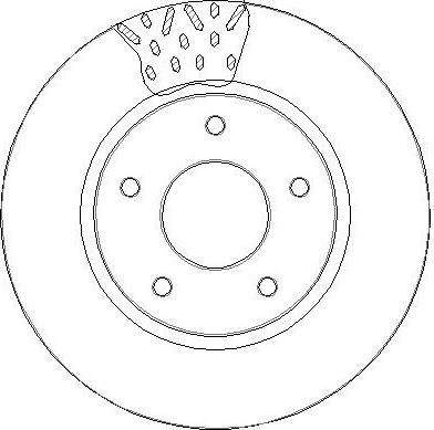 Japanparts 6005543 - Bremžu diski ps1.lv