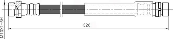 NATIONAL NBH6055 - Bremžu šļūtene ps1.lv
