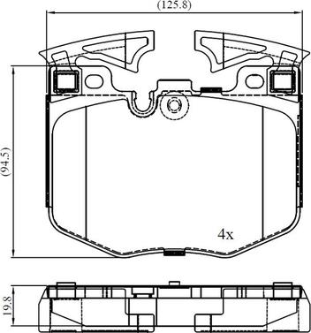 OJD Quick Brake WS 0465 A - Bremžu uzliku kompl., Disku bremzes ps1.lv