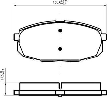 BOSCH 0 986 460 168 - Bremžu uzliku kompl., Disku bremzes ps1.lv