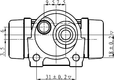 National NWC5012 - Riteņa bremžu cilindrs ps1.lv