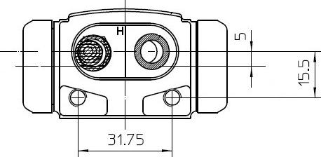 National NWC5027 - Riteņa bremžu cilindrs ps1.lv