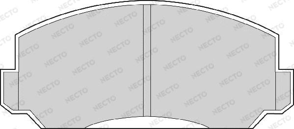 Necto FD904A - Bremžu uzliku kompl., Disku bremzes ps1.lv