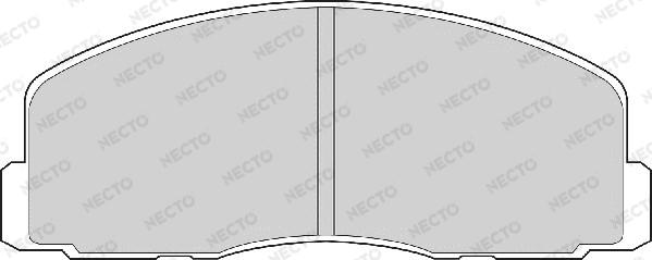 Necto FD903A - Bremžu uzliku kompl., Disku bremzes ps1.lv