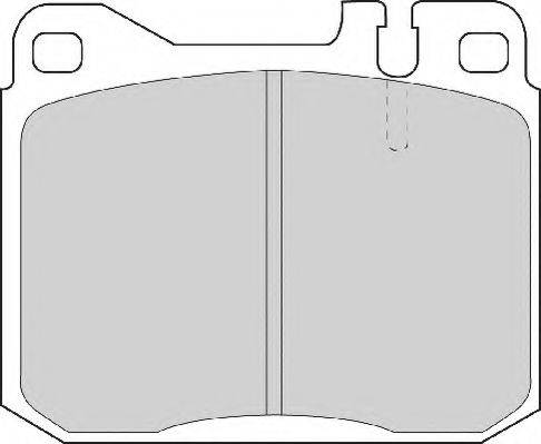 Mercedes-Benz N0025864642 - Bremžu uzliku kompl., Disku bremzes ps1.lv