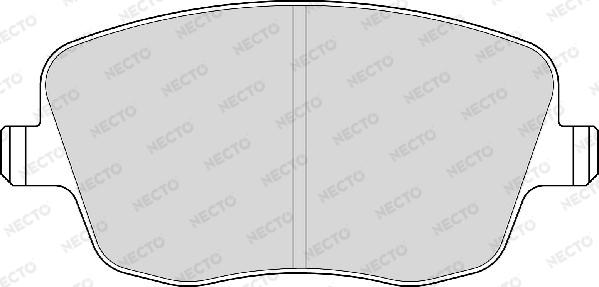 Necto FD6963A - Bremžu uzliku kompl., Disku bremzes ps1.lv